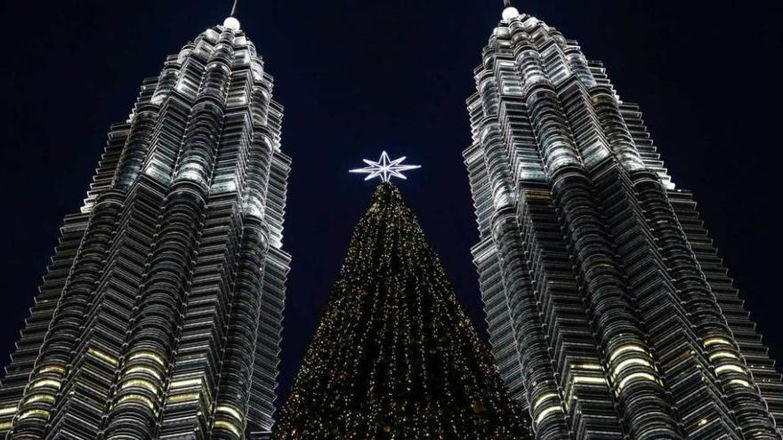 La Navidad, a la sombra de las Torres Petronas