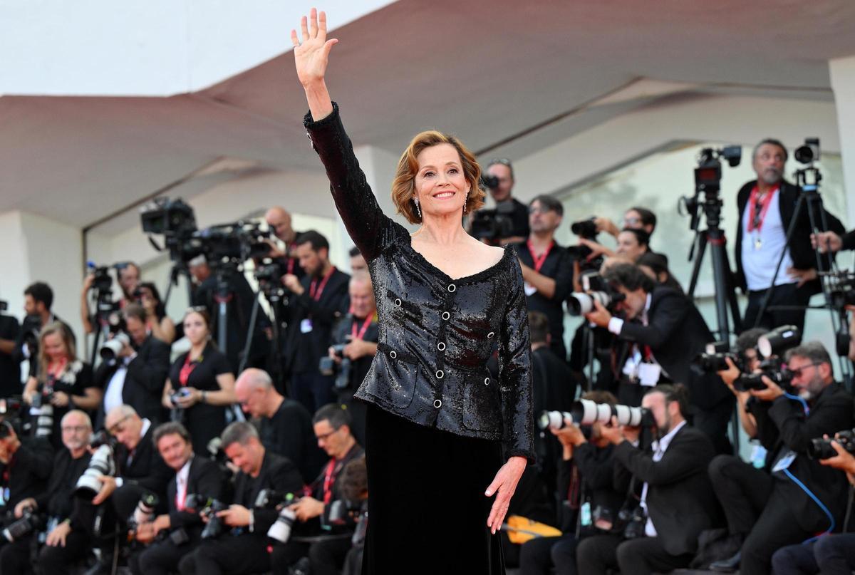 La actriz Sigourney Weaver.