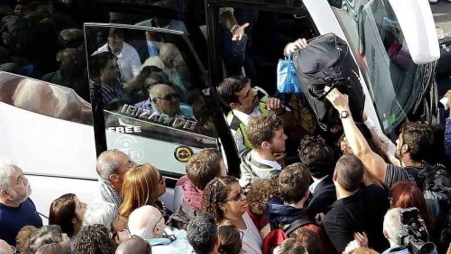 Caos en Barcelona por las suspensión de los trenes AVE