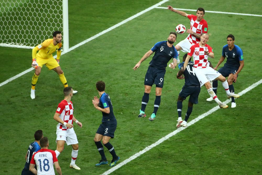 La final del Mundial entre Francia y Croacia