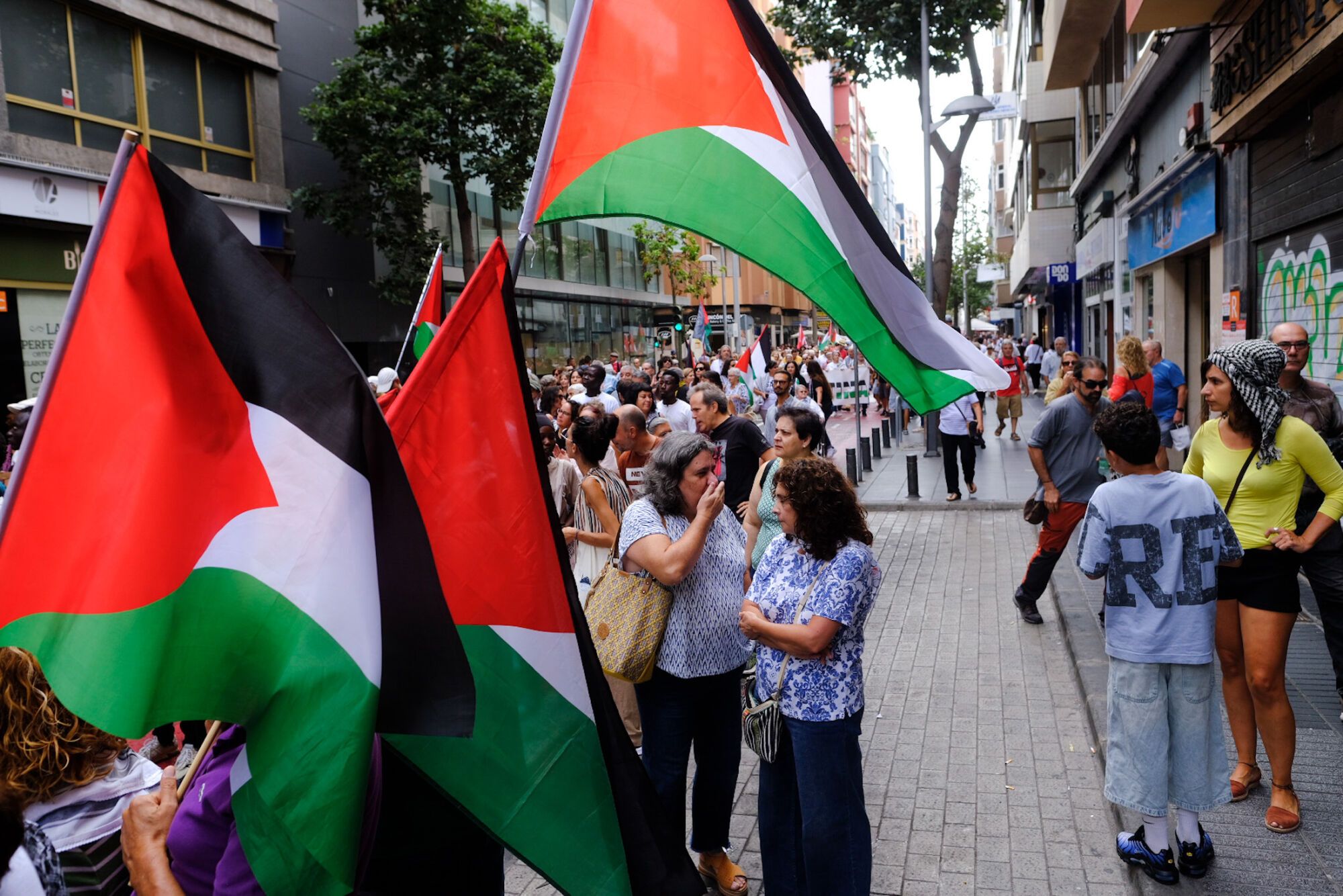  Manifestación en defensa de Palestina en Gran Canaria
