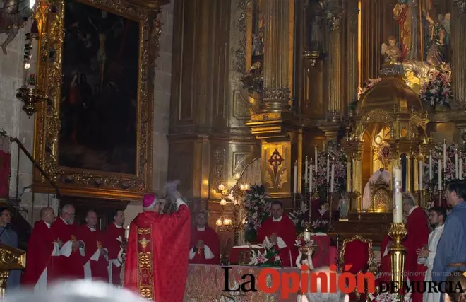 Misa pontifical en Caravaca