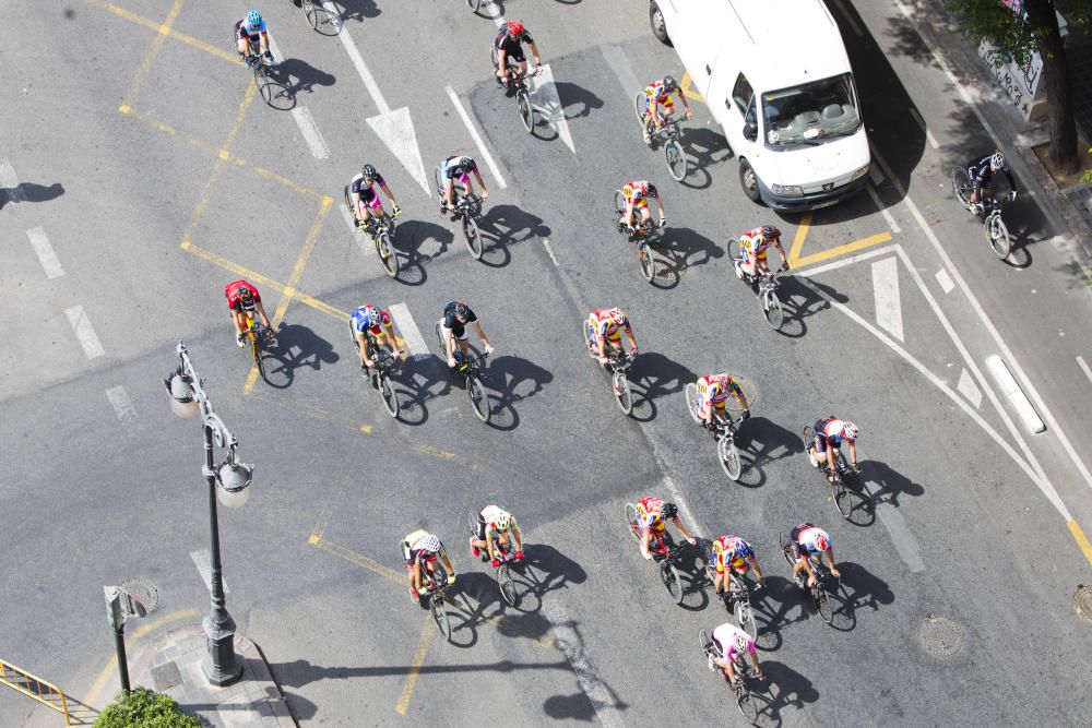 Manifestación ciclista en València