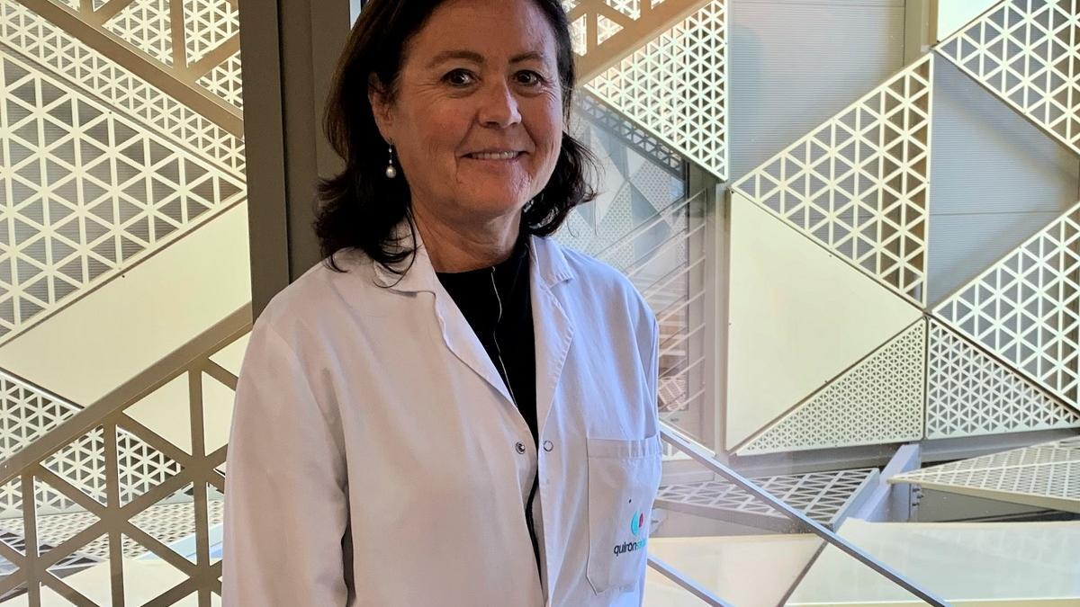 La doctora María Jesús Rubio, jefa de servicio de Oncología Médica del Hospital Quirónsalud Córdoba.