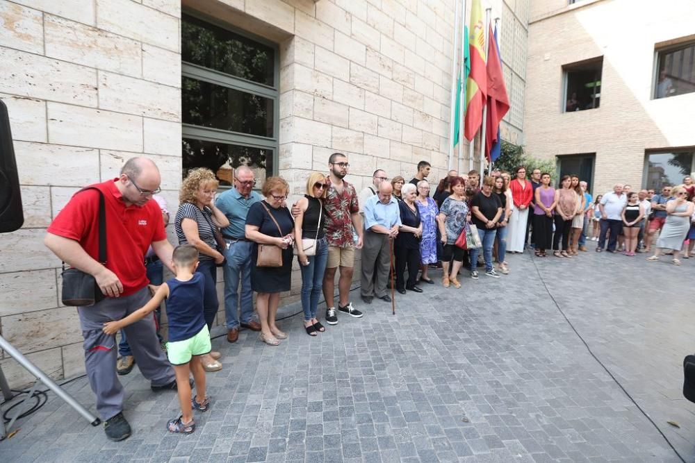 Concentración en memoria del niño asesinado en Beniel