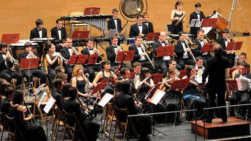 Concierto del 20 aniversario de la Banda de Música de Salcedo, que tuvo lugar en el Pazo