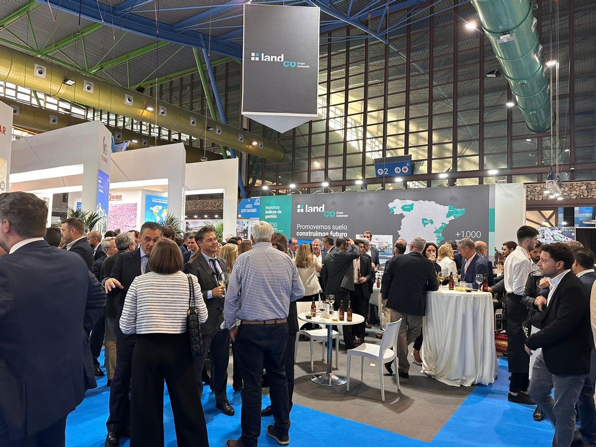 Stand de LandCo en Simed.