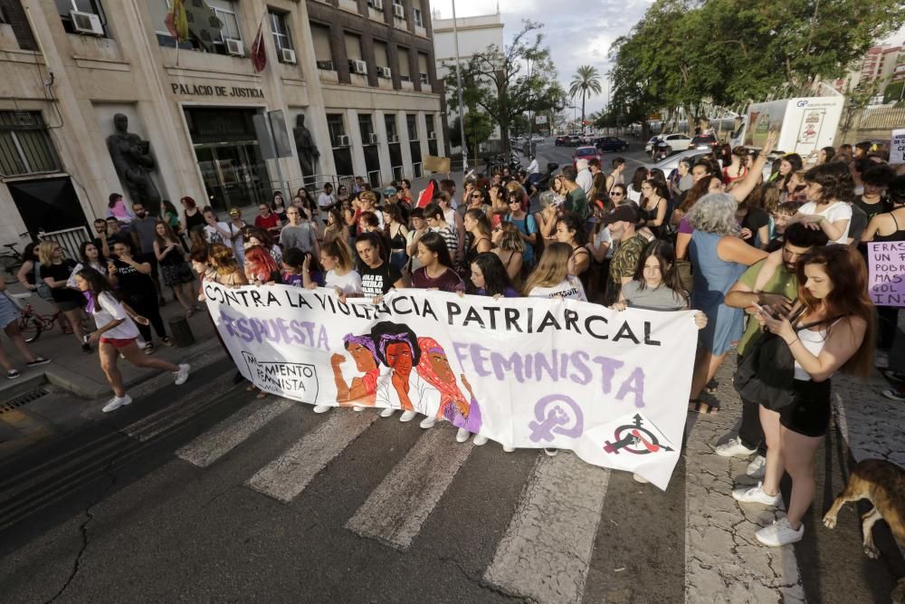 Manifestación contra la violencia patriarcal en Murcia