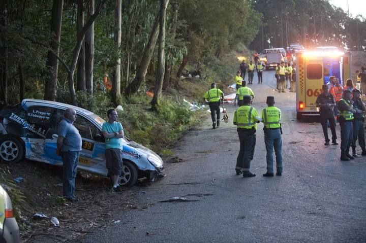 Las imágenes de la tragedia del Rally de A Coruña