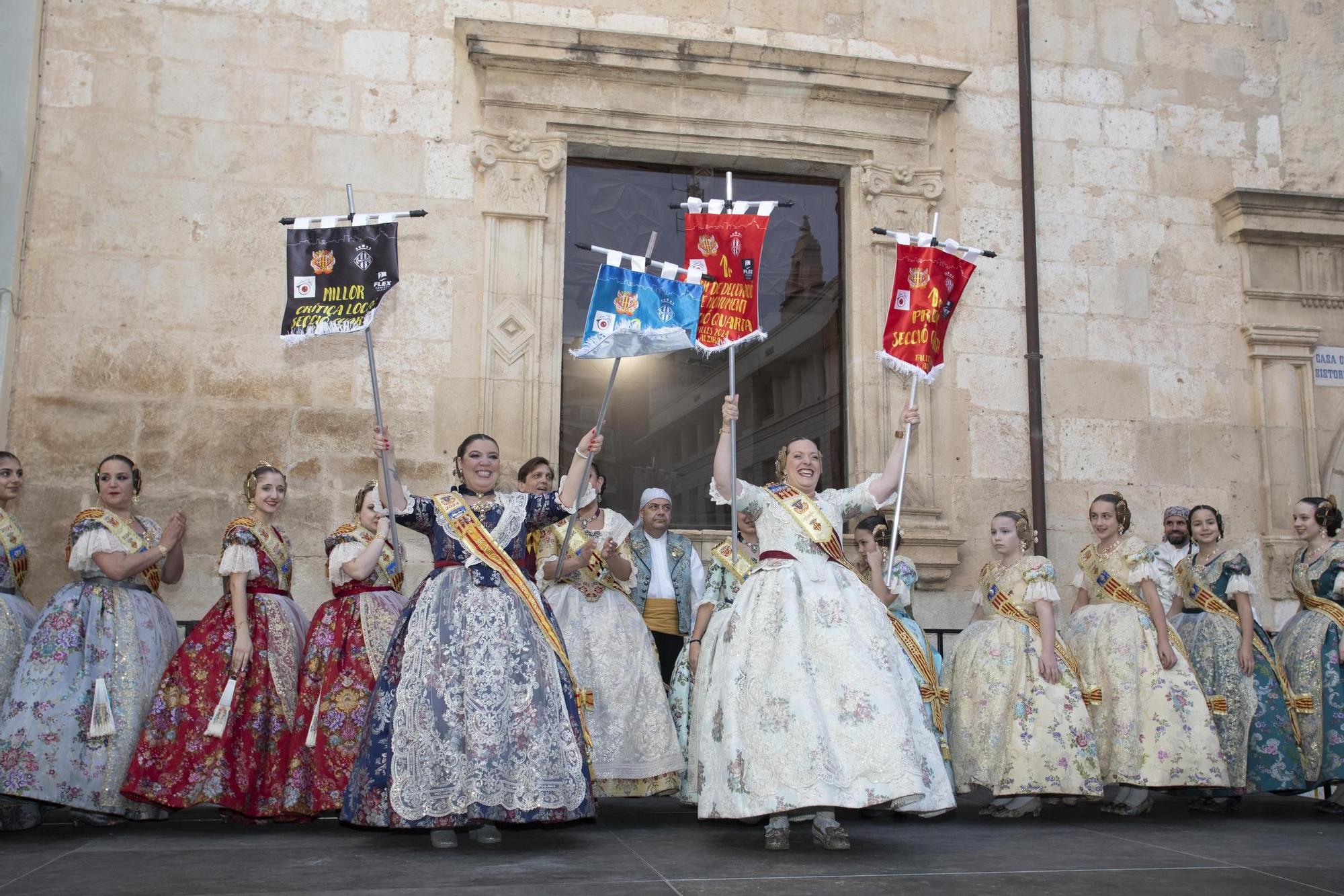 Las mejores imágenes de la entrega de premios de las fallas de Alzira