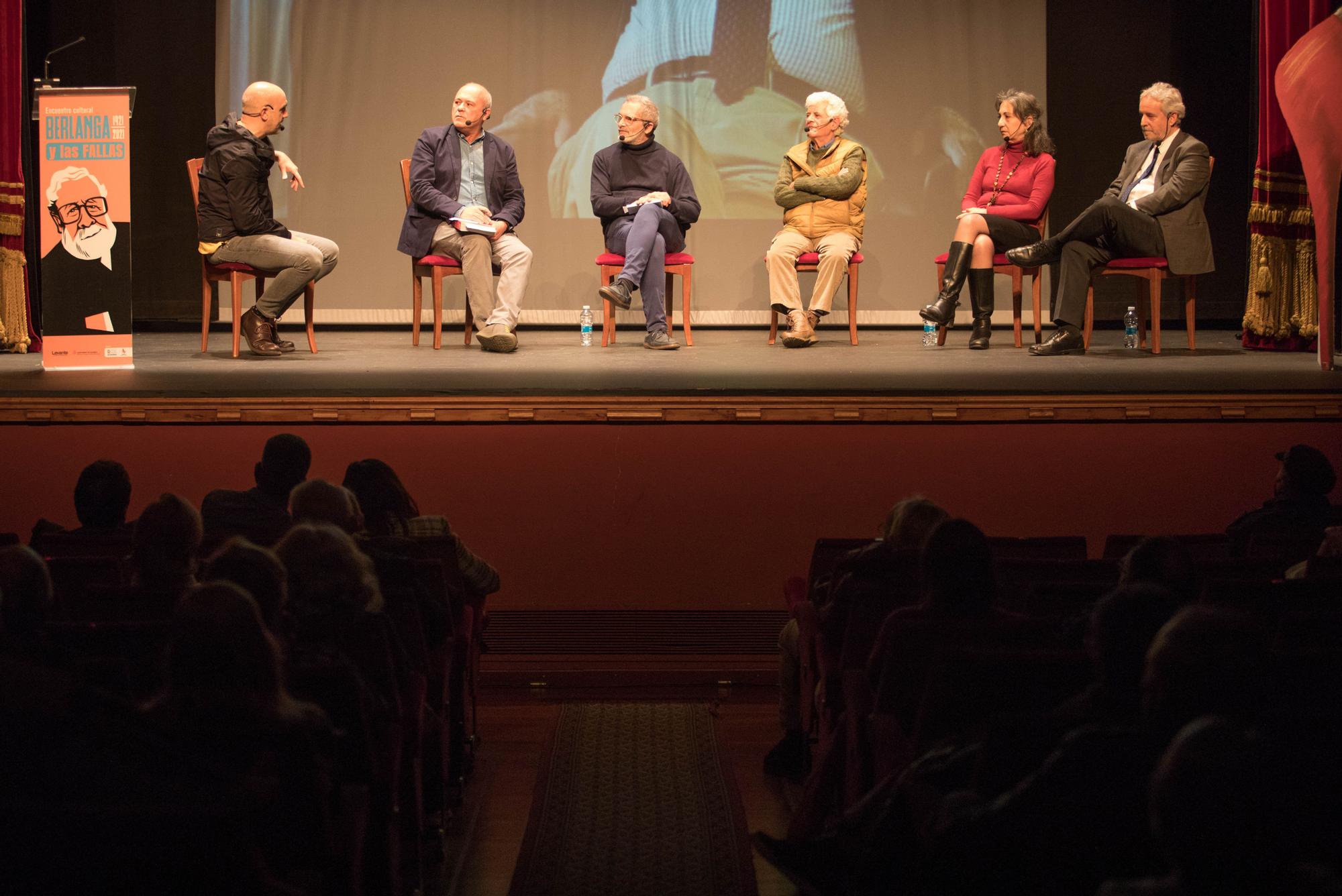 Encuentro cultural sobre Berlanga y las Fallas, organizado por Levante-EMV en el Teatro Talía.