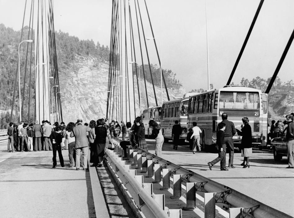 Así se construyó el puente de Rande