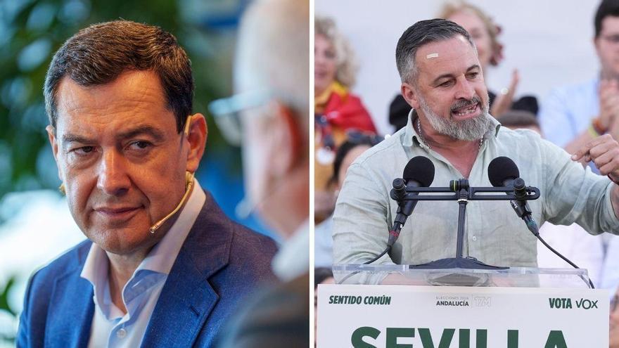 La Mesa del Parlamento andaluz, primer termómetro de las negociaciones entre PP y Vox tras las elecciones del 17M