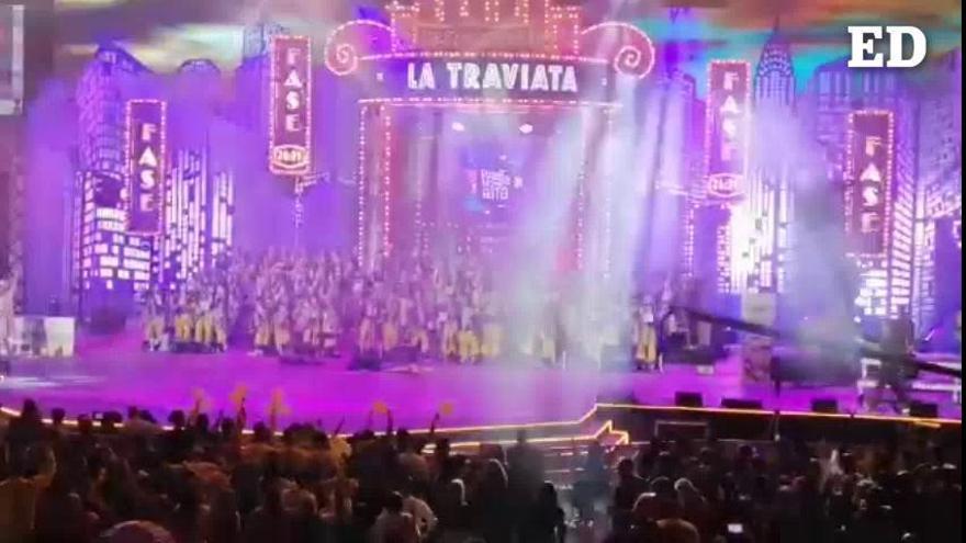 La Traviata: pasacalles | Final del Concurso de Murgas Adultas del Carnaval de Santa Cruz 2020