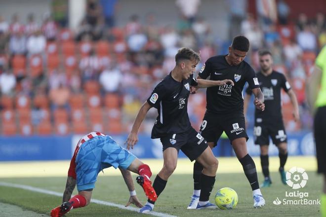 Paulino, en una acción del partido. Las fotos del CD Lugo 1-0 Málaga CF