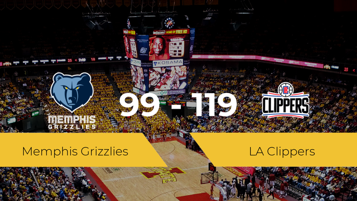 LA Clippers consigue la victoria frente a Memphis Grizzlies por 99-119