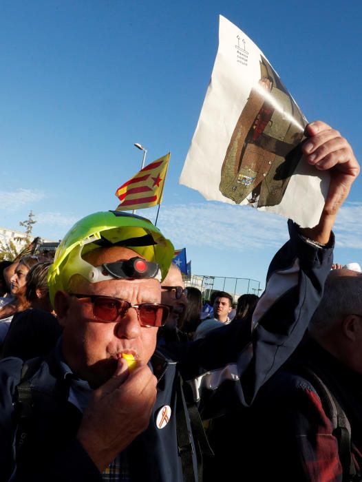 Protestas en los Premios Princesa de Girona