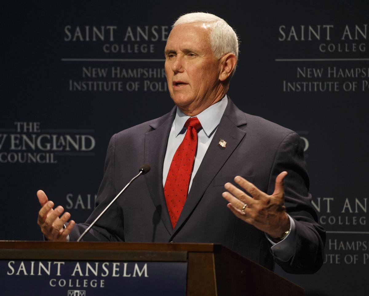 L’exvicepresident dels EUA Mike Pence presenta la seva candidatura per als comicis del 2024