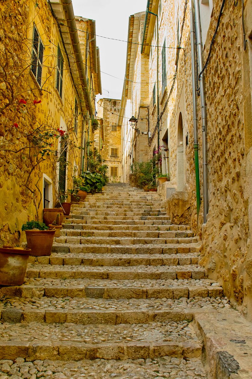 Calles de Fornalutx, Mallorca.