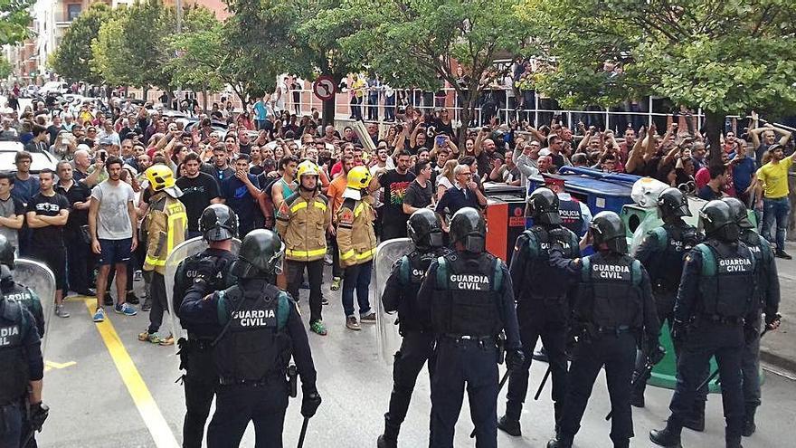 Un moment de la jornada de l&#039;1-O a l&#039;institut Quercus de Sant Joan |