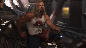 Chris Hemsworth, en un fotograma de ’Thor: Love & Thunder’