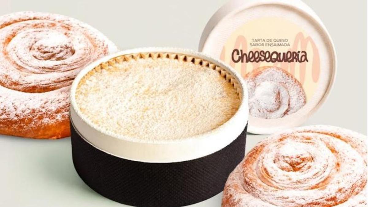 La tarta de queso de ensaimada de Cheesequeria