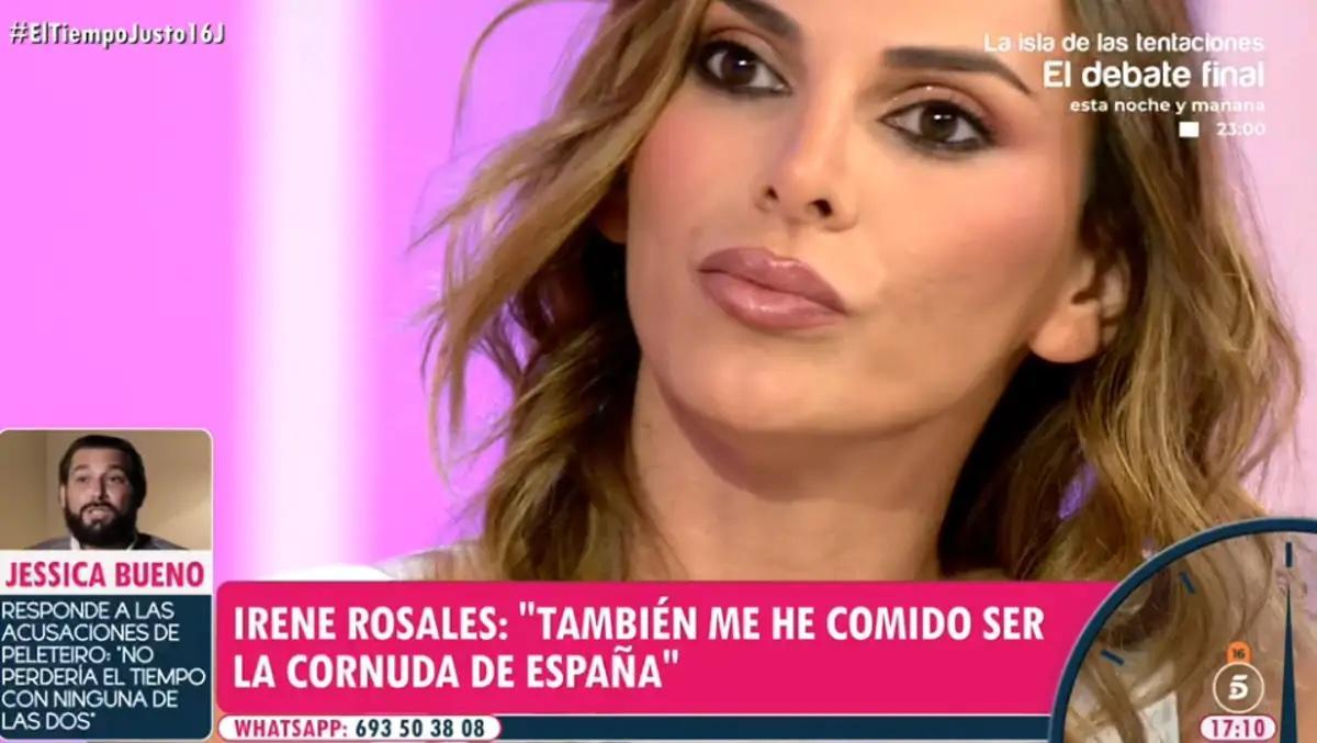 Irene Rosales asegura haber aguantado también "ser la cornuda de España"