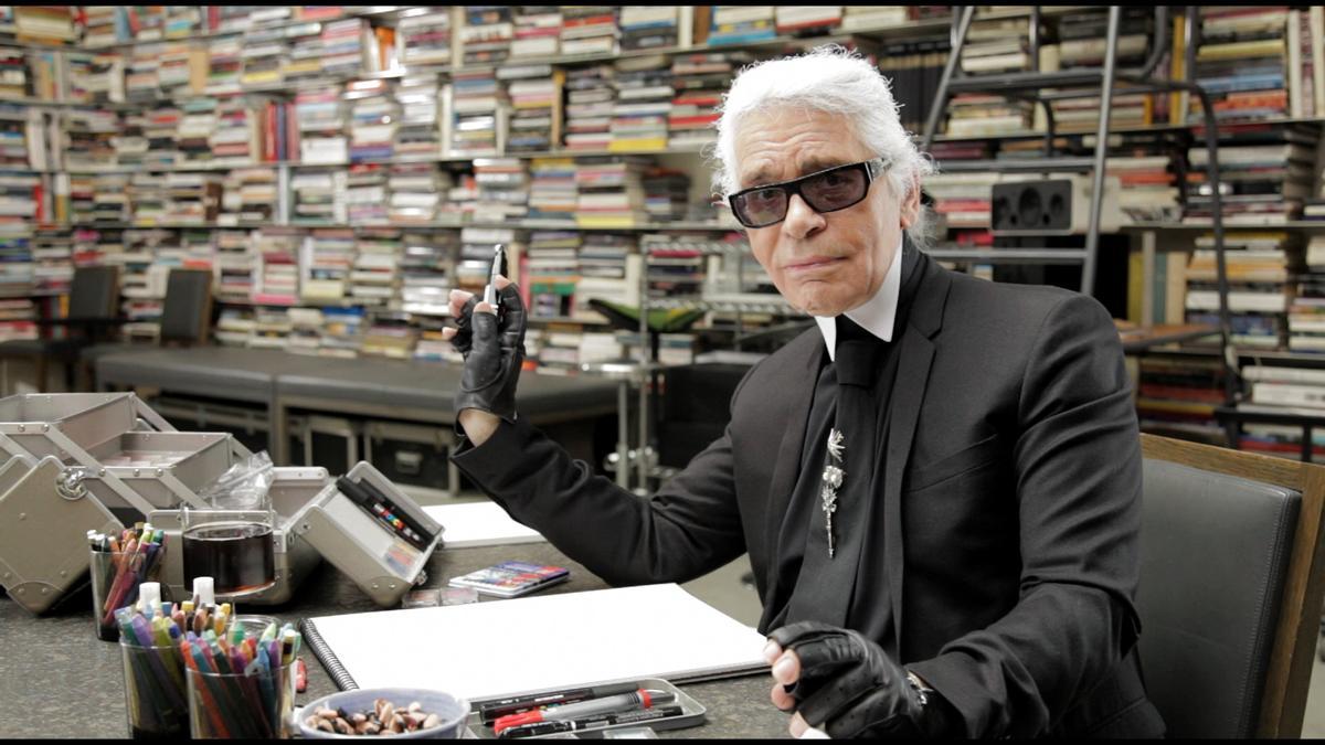 Fotograma de 'Karl Lagerfield Se Dessine'.