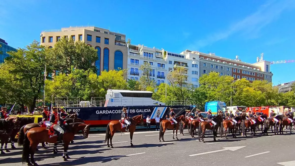 Gardacostas estrena su patrullera desfilando el 12 de octubre por Madrid con tecnología viguesa
