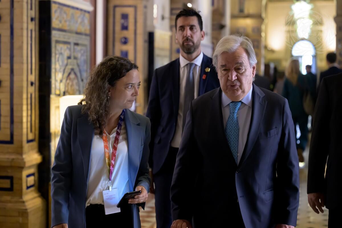 FOTOGALERÍA | Las mejores imágenes de la Cumbre de la ONU en Sevilla. Lunes 30 junio