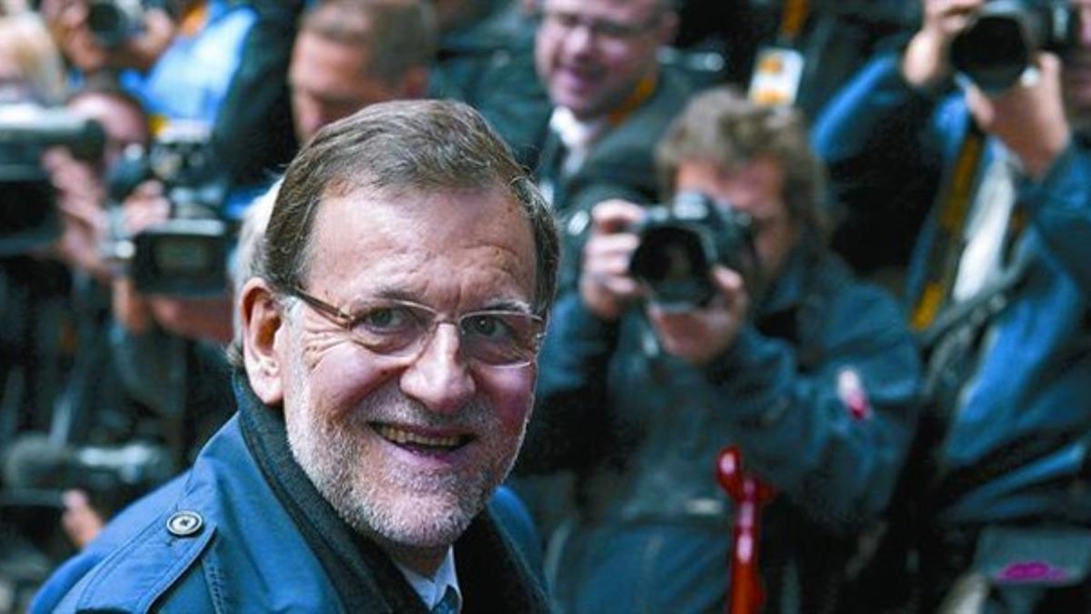 El presidente del Gobierno, Mariano Rajoy