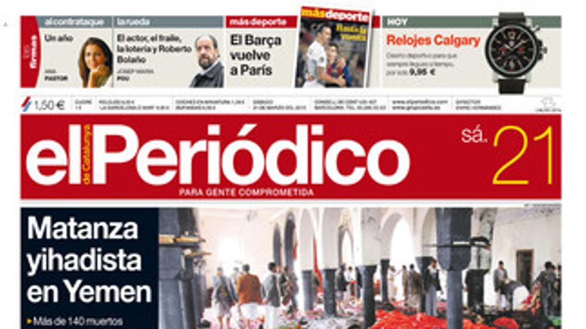 La portada del 21 de marzo