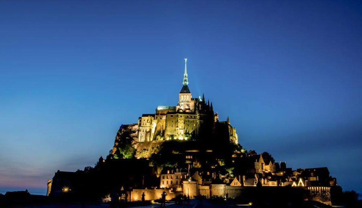 Mont Saint-Michel, en Normandía, Francia