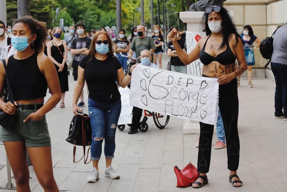 Protesta contra el racismo en Murcia