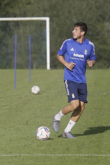 Entrenamiento del Oviedo en El Requexón