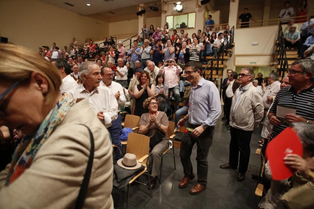 Mítin de Patxi López en Avilés