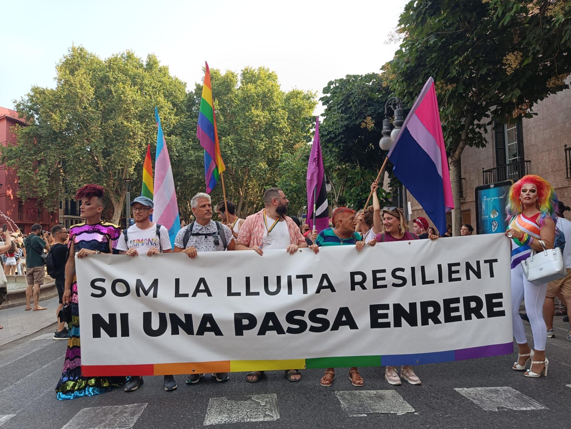 Manifestación del Orgullo LGTBI en Palma