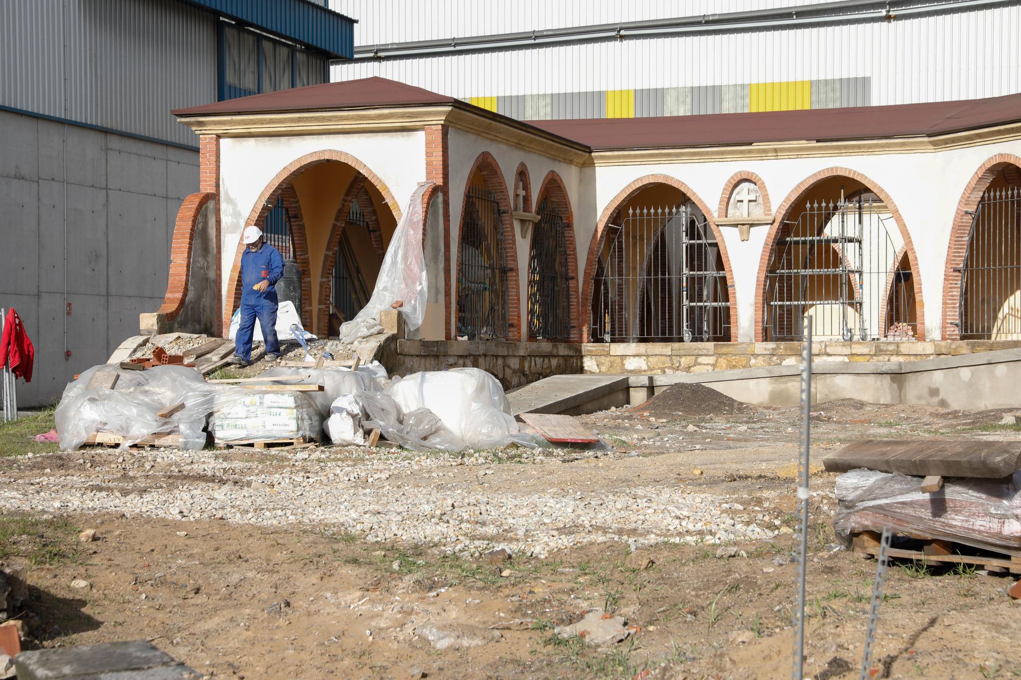 Las obras de conservación de la iglesia de San Juan, a paso acelerado