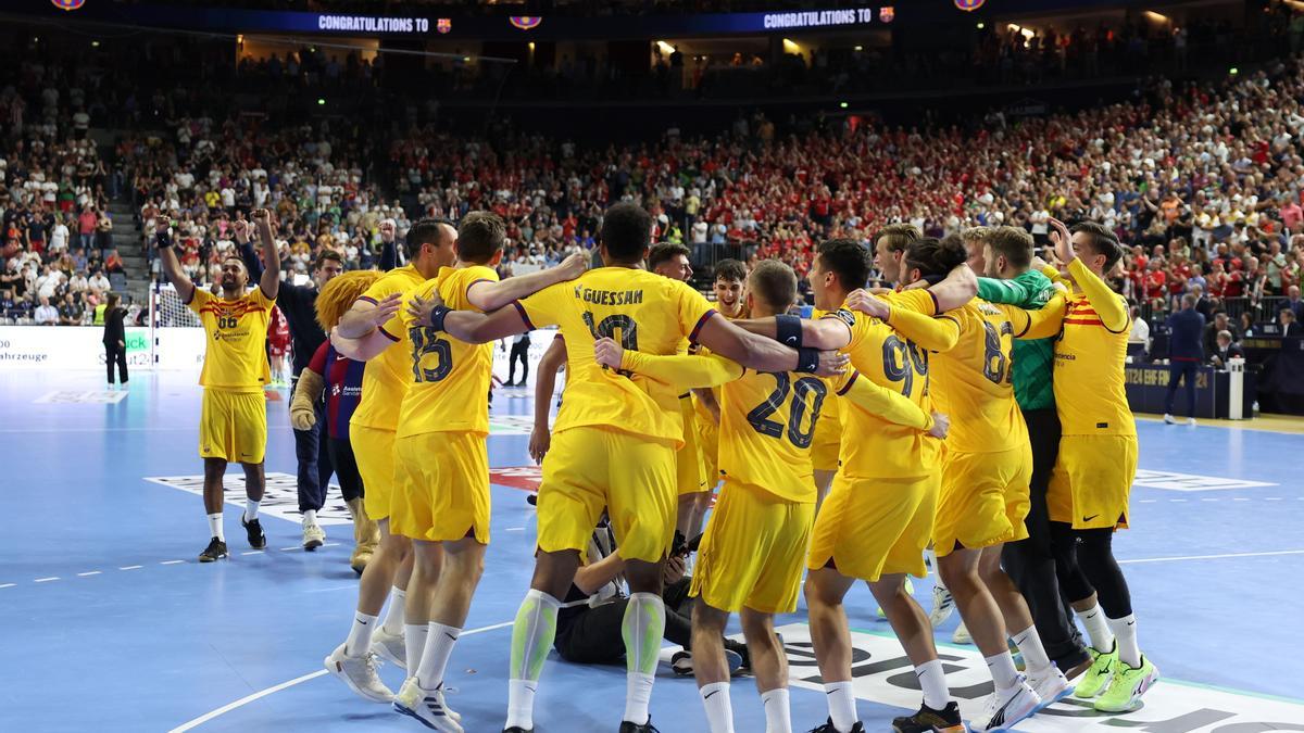 Aalborg - Barça, final de la EHF Champions de balonmano, en imágenes.