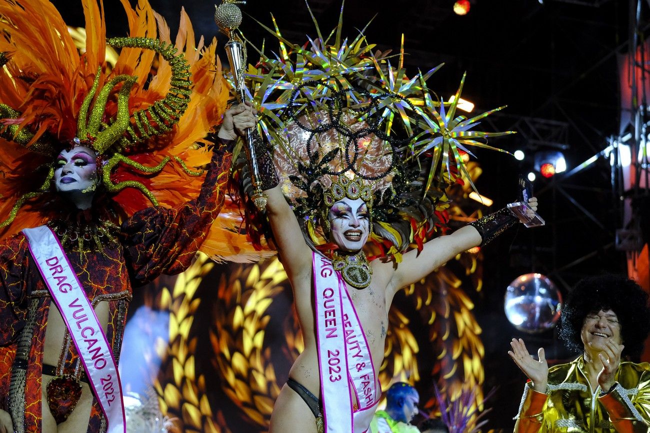 Shíky, drag Queen del Carnaval de Las Palmas de Gran Canaria 2023: coronación y actuación final