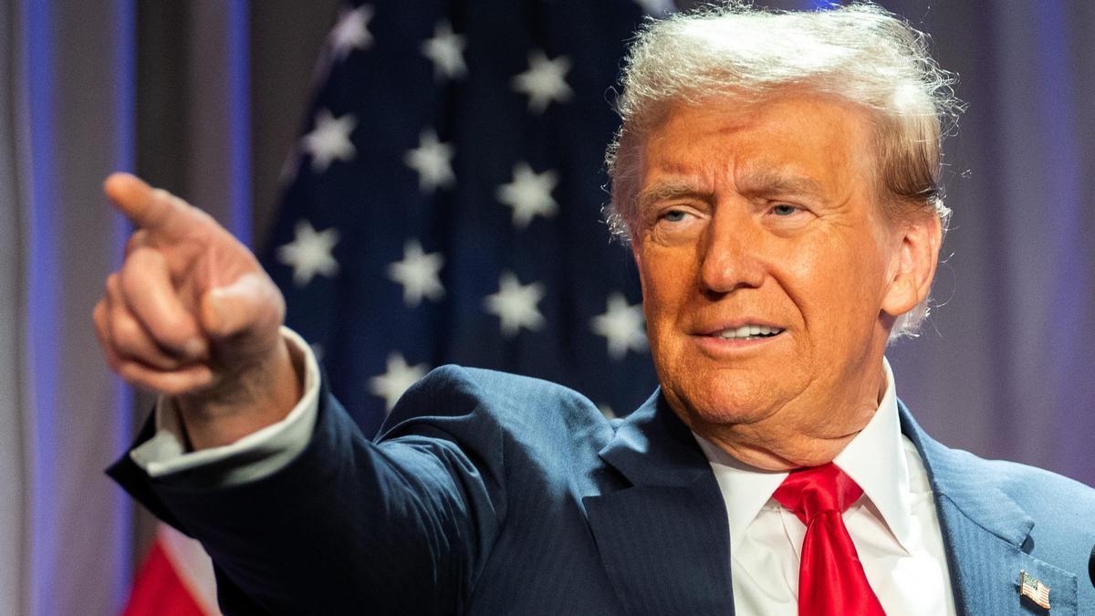 El presidete electo de Estados Unidos, Donald Trump