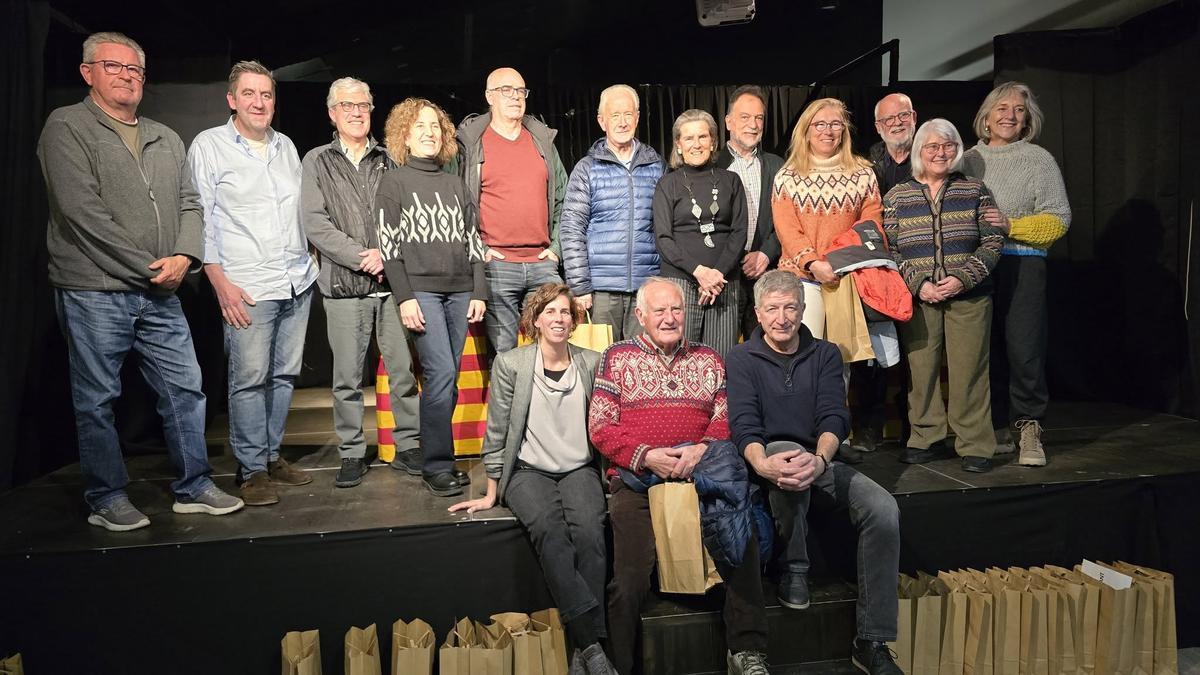 Alguns dels autors que han participat en l'edició del nou Quadern de Llívia