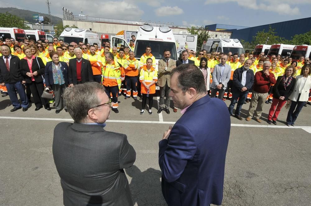 Asturias estrena nueva flota de ambulancias