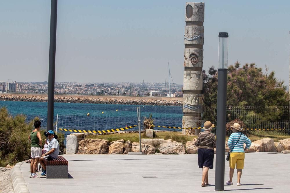 El aspecto de la renovación es similar a los paseos de Juan Aparicio y de la playa del Cura y ha costado un millón de euros