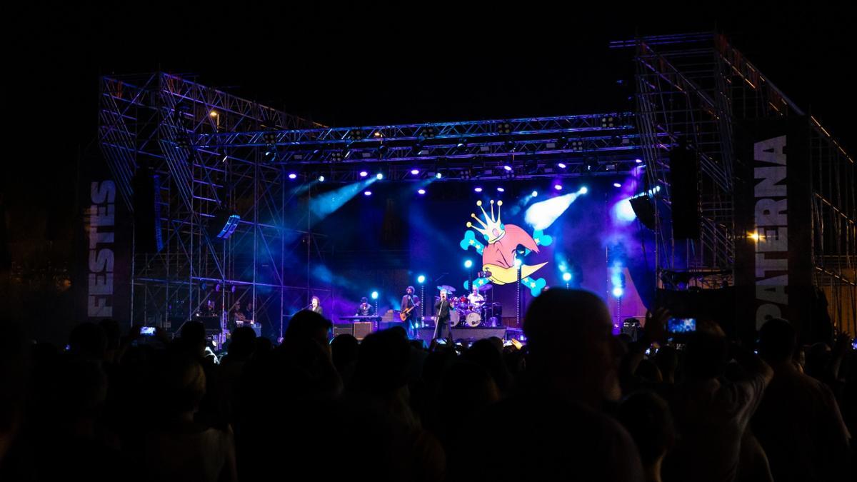 Imagen de un concierto de las Fiestas Mayores de Paterna en 2023.