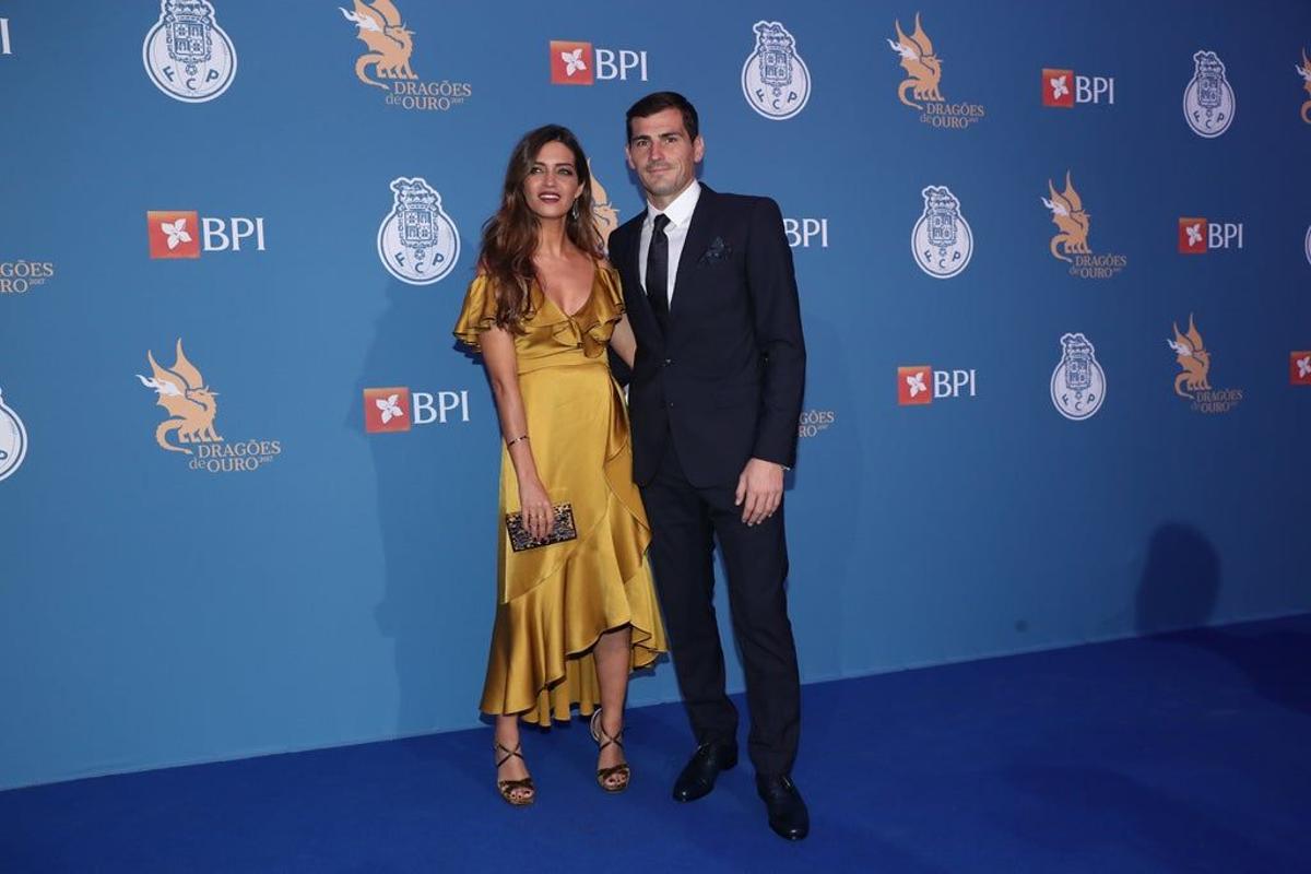 Sara Carbonero e Iker Casillas en la gala Dragões Douro en Oporto
