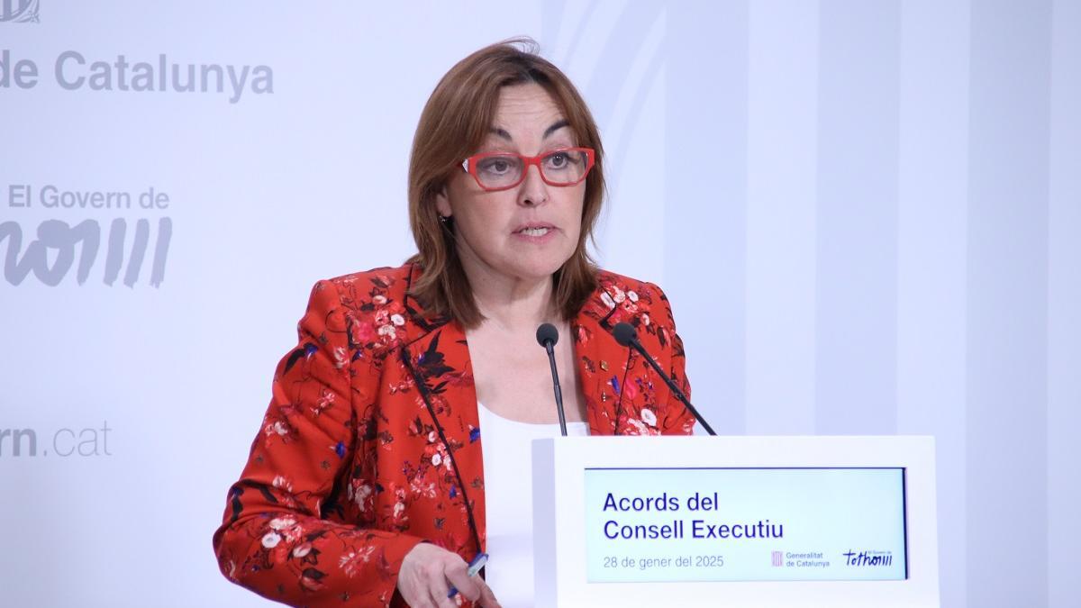 La consellera de Territori, Habitatge i Transició Ecològica, Sílvia Paneque, este martes en rueda de prensa