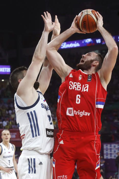 Final del Eurobasket 2017: Eslovenia - Serbia