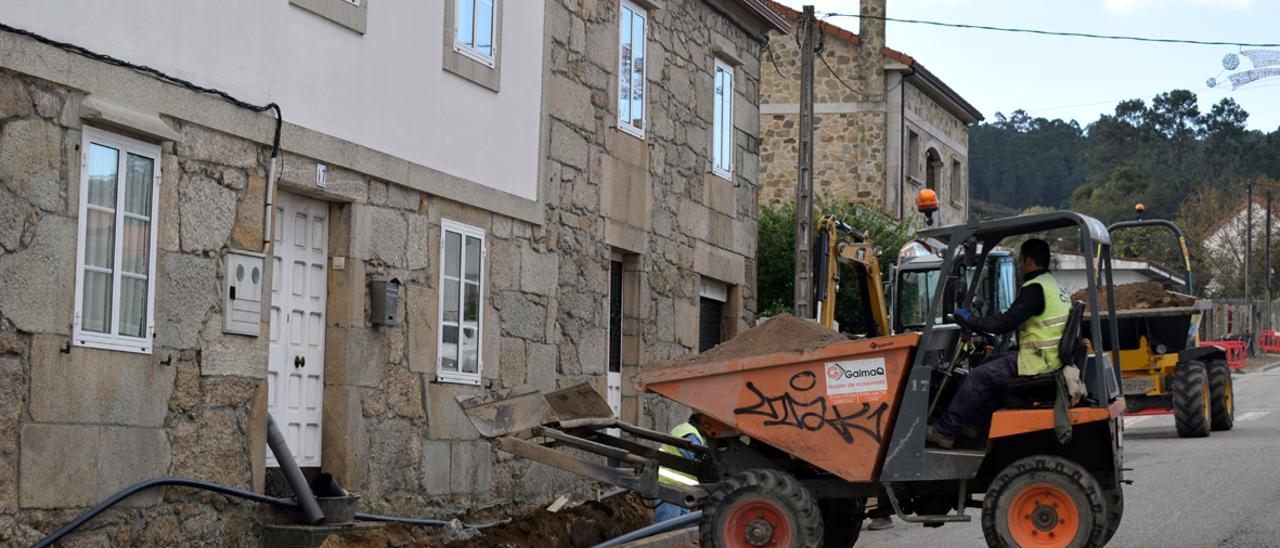 Obras realizadas en Ferreirós.