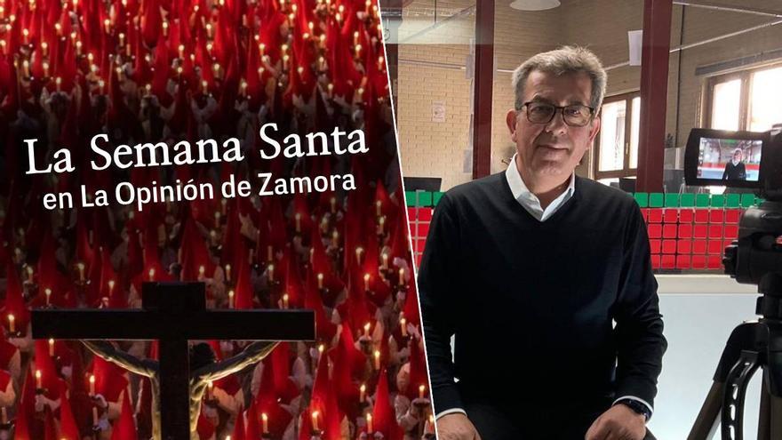 VÍDEO | Rufo Martínez, presidente de la Cofradía del Silencio: &quot;Venir a Zamora en Semana Santa es una sorpresa auténtica&quot;
